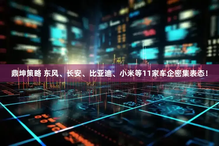 鼎坤策略 东风、长安、比亚迪、小米等11家车企密集表态！